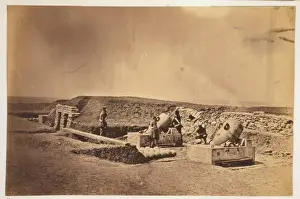 Batteries Prints: Mortar batteries in front of Picquet house Light Division