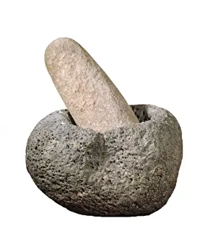 Mortar Prints: Mortar from Palestine (c. 4000 BC). Neolithic