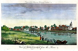 Topographical Collection: Mortlake From The River