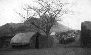 Images Dated 15th June 2016: MOs sleeping quarters, Tembo camp, Kenya, WW1