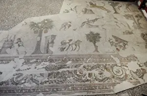Mosaic of the Great Palace Mosaic Museum. Istanbul