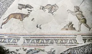Mosaic of the Great Palace Mosaic Museum. Istanbul