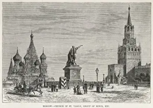 C1880 Prints: Moscow / Red Square C1880