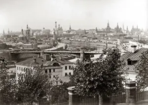 Skyline Prints: Moscow skyline, Russia, circa 1890