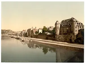 Coblenz Prints: Moselle Castle, Coblenz, the Rhine, Germany