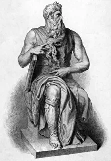 Images Dated 7th June 2012: Moses (Michelangelo)