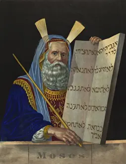 Commandments Prints: Moses