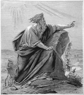 Moses Prints: Moses See Promised Land