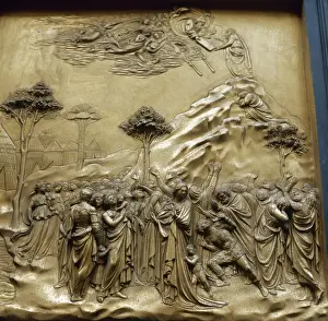 Quattrocento Prints: Moses with the Tablets of Law. Gates of Paradise. Baptistry