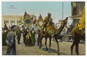 Calligraphic Prints: Moslem Procession Cairo