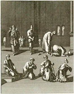 Moslems at Prayer