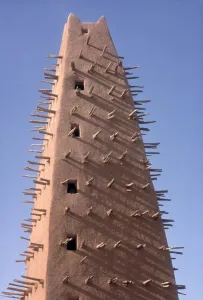 Niger Prints: Mosque at Agades in Niger