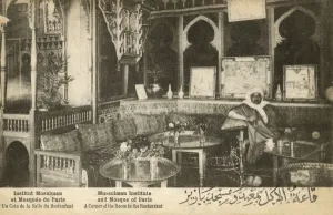 Images Dated 15th May 2012: The Mosque of Paris. A corner of the restaurant