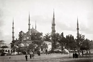 Ahmed Gallery: Mosque of Sultan Ahmed, Constaintinople, (Istanbul) Turkey