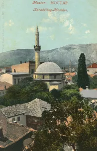Bosnian Prints: Mostar - Bosnia and Herzegovina - Karadzoz-bey Mosque