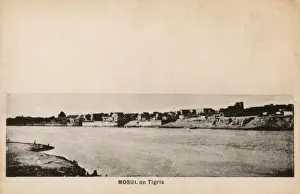 Mosul Prints: Mosul on the River Tigris, Iraq
