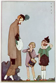 Girdle Gallery: Mother / 2 Children 1914