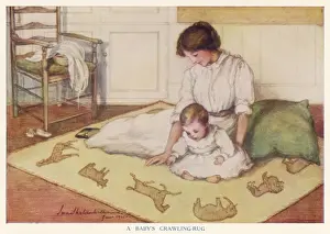 Crawling Prints: Mother / Baby Crawling Rug