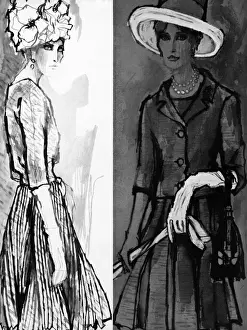 Mother of the Bride fashion by drawn by Barbara Hulanicki