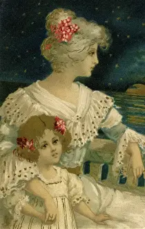 Skies Prints: A mother & her child