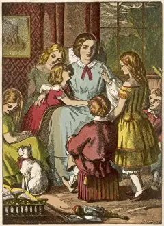 Mothers Prints: Mother & Children, 1867