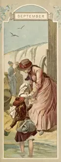 Mother, Children Beach