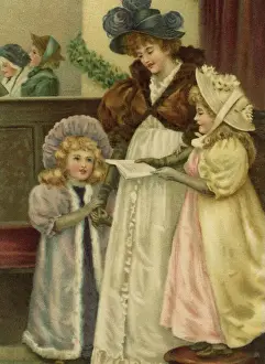 Hymns Prints: Mother & daughter
