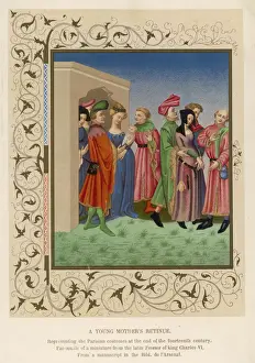 Mother and Retinue 1390