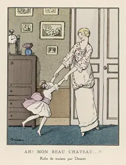 Mother Swings Girl Round