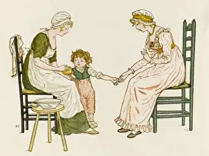 Mothers Prints: Mother Washing Son