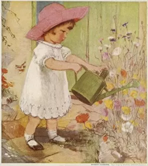Child Gallery: Mothers Gardener by Muriel Dawson