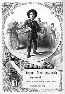 Images Dated 3rd July 2017: The Mothers Picture Alphabet -- N