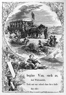 Images Dated 3rd July 2017: The Mothers Picture Alphabet -- V