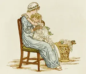 Comforting Prints: Mothers & Upset Child