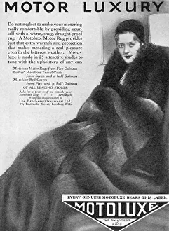 Images Dated 3rd March 2011: Motoluxe motor rug advertisement