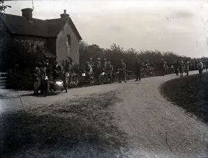Bike Prints: Motor Bike Club Outing, Hullbridge, Essex