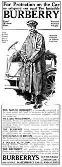Protective Prints: The Motor Burberry advertisement, 1919