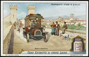 Tramways Prints: Motor Bus at Terni, Italy