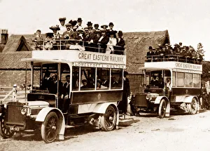 Ipswich Prints: Motor buses of the Great Eastern Railway probably