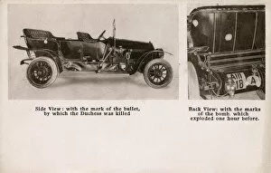 Assassination Collection: Motor car in which Archduke Franz Ferdinand was killed