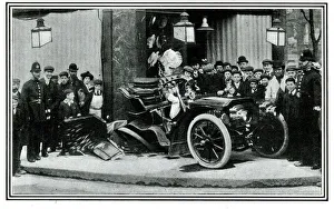 Motor car crash, foot of Kingston Hill, Norbiton, Surrey