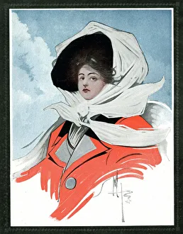 Womans Prints: The Motor Maid by T O Marten