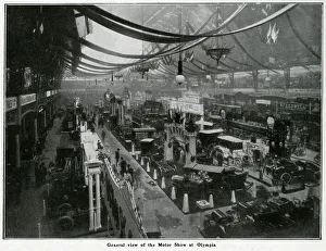 Images Dated 4th November 2019: Motor show at Olympia 1905
