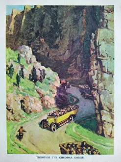 Cheddar Prints: The Motor Picture Book, Through the Cheddar Gorge