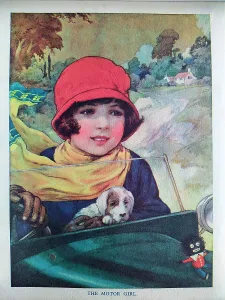 Golly Prints: The Motor Picture Book, The Motor Girl