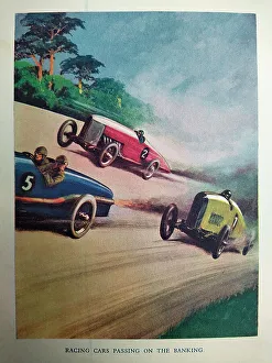 The Motor Picture Book, Racing Cars Passing