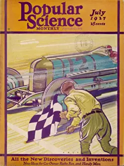 Motor Race / Pop Sci / 1927