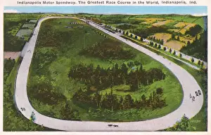 Racecourse Prints: Motor Speedway, Indianapolis, Indiana, USA