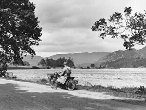 Motor Cycle Gallery: Motorcycle at Ullswater
