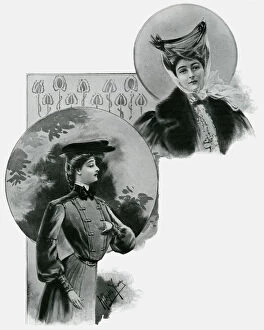 Jan18 Gallery: Motoring attire for women 1905
